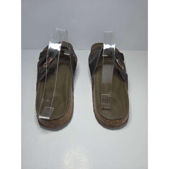 Madden girl Minimalist style strappy sandals with cork footbed size 10 boho - Picture 4 of 10